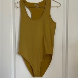 Mustard Yellow Razorback Bodysuit